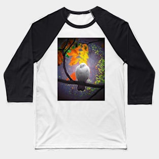 Bird On Branch #5 Baseball T-Shirt